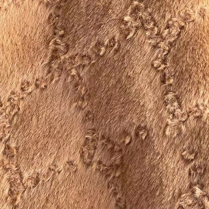 Solid and Sprayed Rabbit Fleece